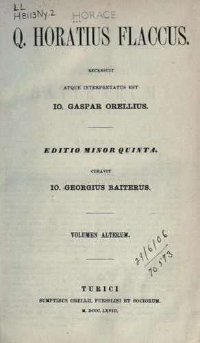 The works of Horace book cover
