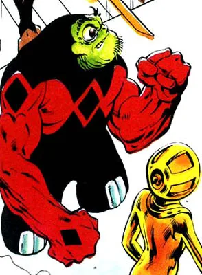 Thug comic character