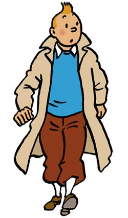 Tintin comic character