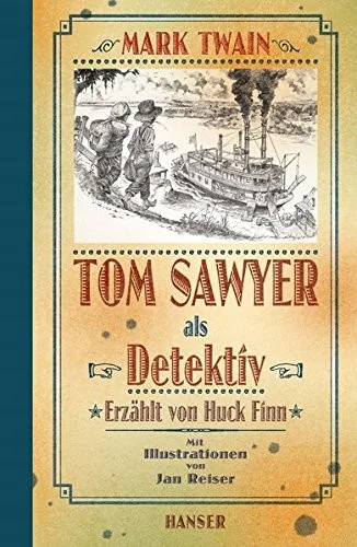 Tom Sawyer, Detective book cover