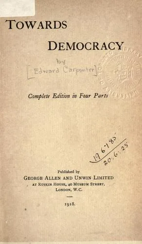 Towards democracy book cover