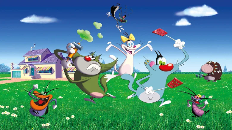 Oggy and the Cockroaches poster