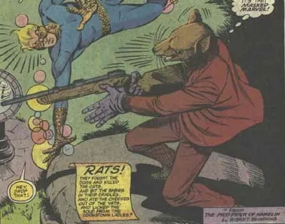Two-Legged Rat comic character