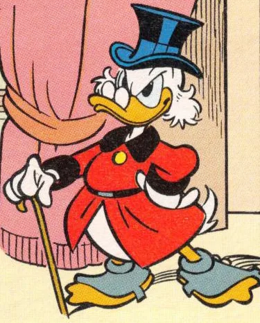 Uncle Scrooge comic character