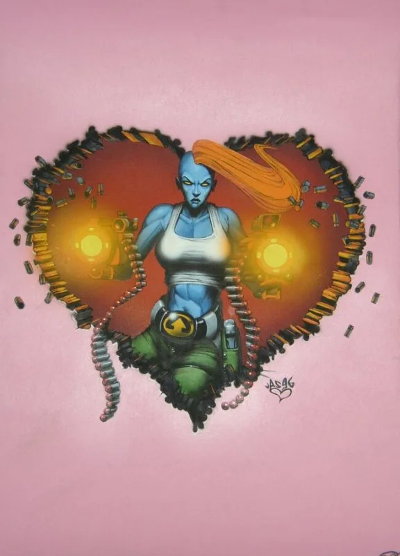 Venus Bluegenes comic character