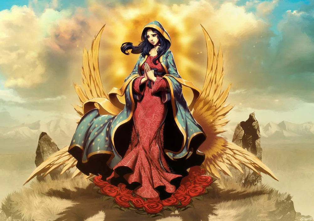 Virgin Mary comic character