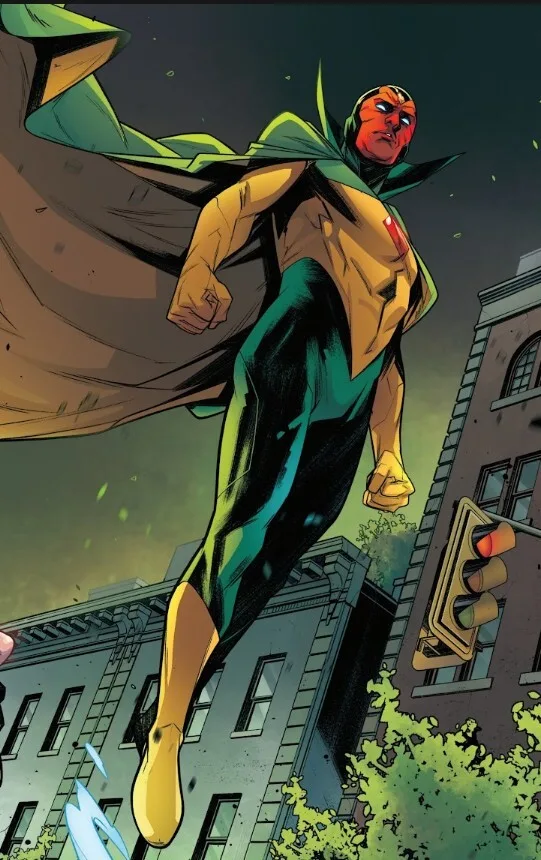 Vision comic character