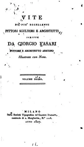 Vite de' più eccellenti pittori, scultori et architettori book cover