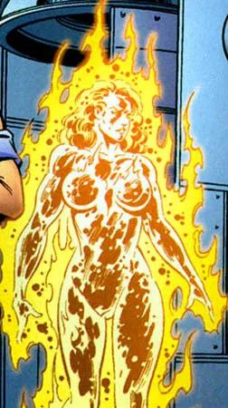 Volcana comic character
