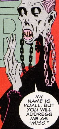 Vuall comic character