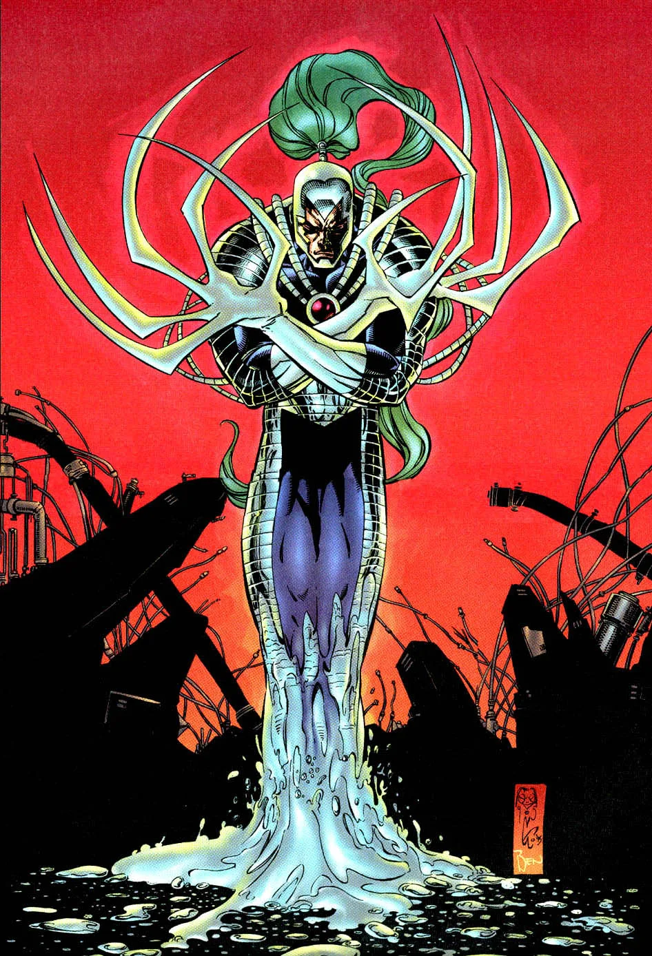 Warblade comic character