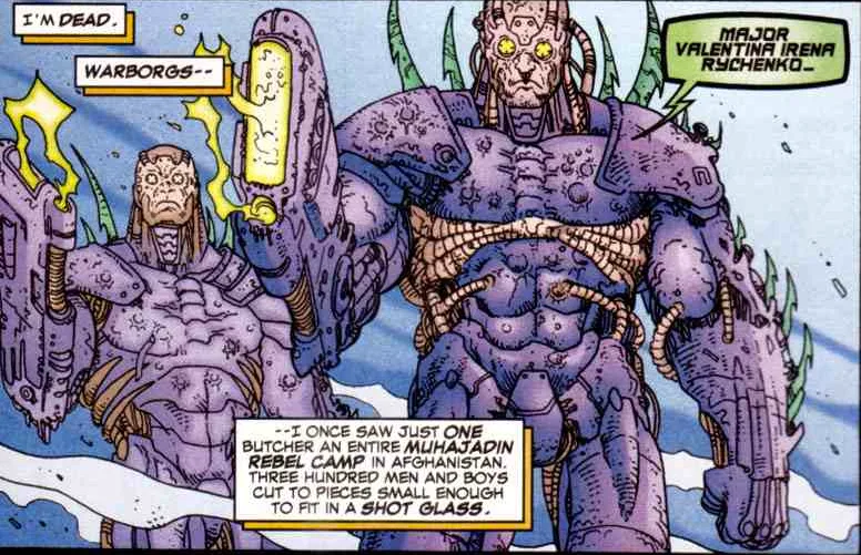 Warborgs comic character