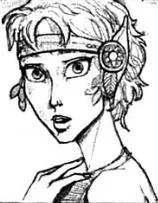 Wavelet comic character