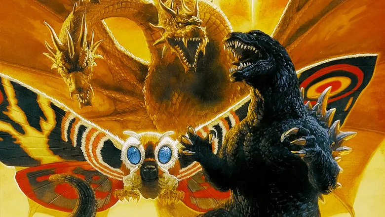Godzilla, Mothra and King Ghidorah: Giant Monsters All-Out Attack poster