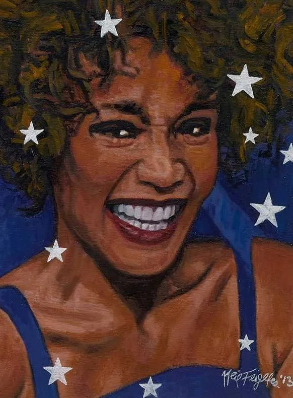 Whitney Houston comic character