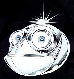 Widget comic character