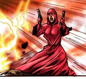 Woman In Red comic character