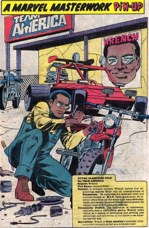 Wrench comic character