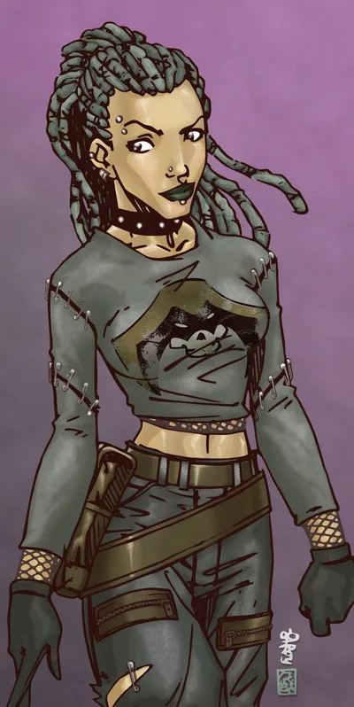Zanya comic character