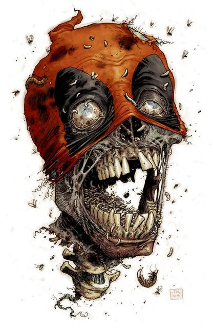 Zombie Deadpool comic character