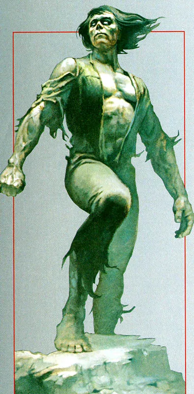 Zombie comic character