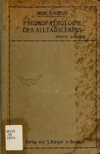 Zur psychopathologie des alltagslebens (The psychopathology of everyday life) book cover